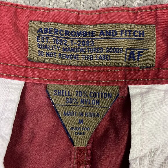 Vintage 90s Y2K Abercrombie & Fitch Cargo Pants Men's Medium Wide Leg Baggy - Picture 8 of 14